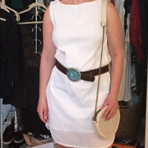 Merona White Casual Shift Dress